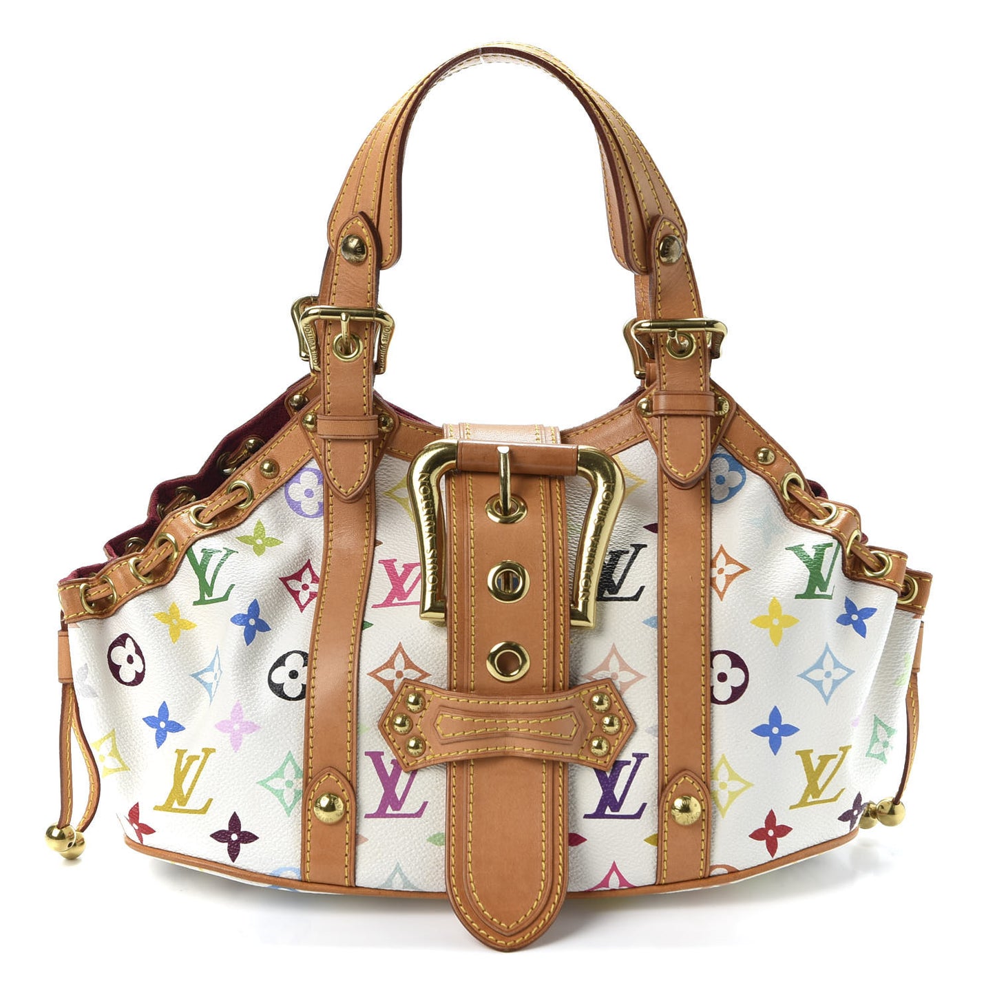Monogram Multicolor Theda GM White
