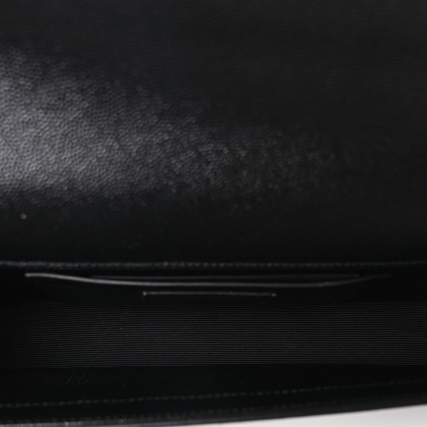 Saint Laurent Grain De Poudre Monogram Cassandre Clutch Black 5 of 9