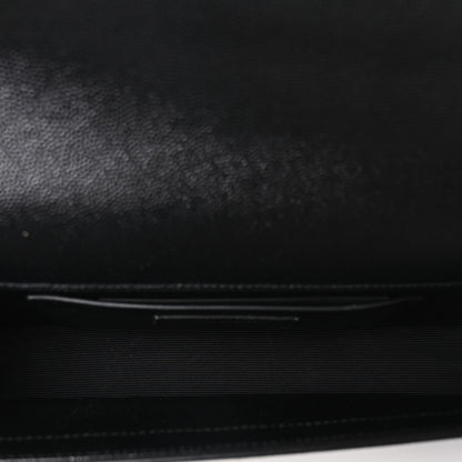 Saint Laurent Grain De Poudre Monogram Cassandre Clutch Black 5 of 9