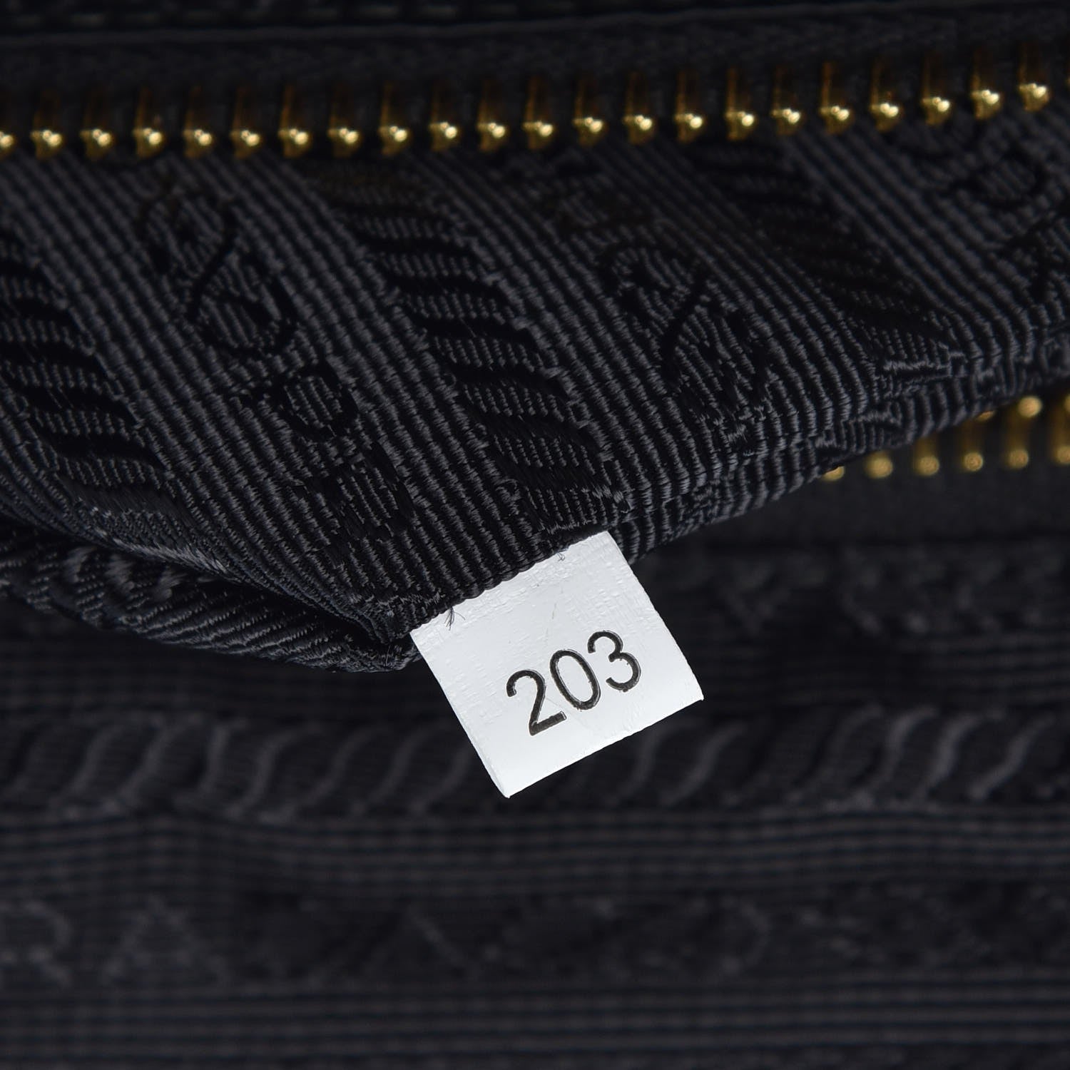 Prada Tessuto Nylon Saffiano Tote Black 6 of 7