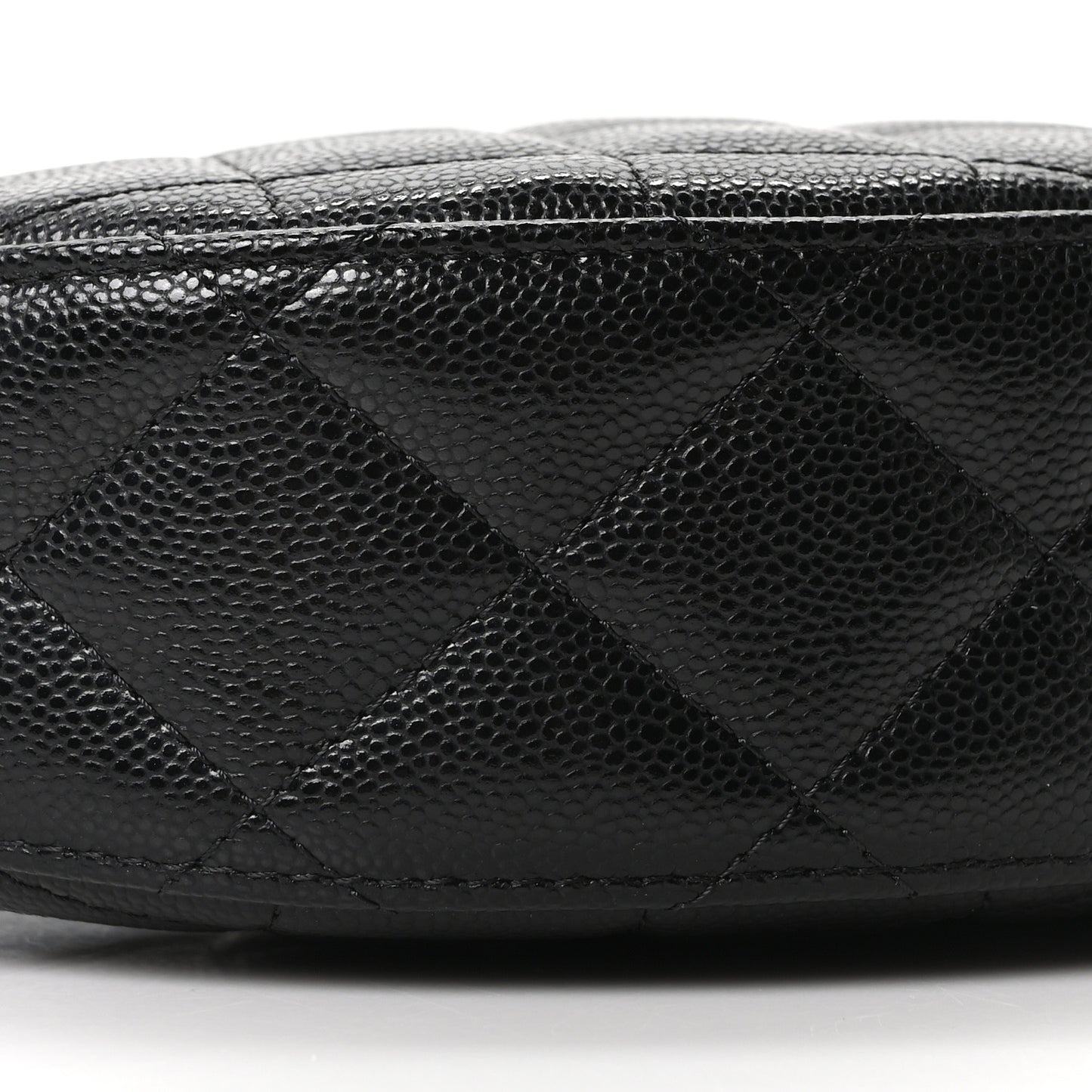 Caviar Quilted Other Shape With Chain Black