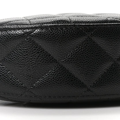Chanel Caviar Quilted Other Shape With Chain Black 8 of 10