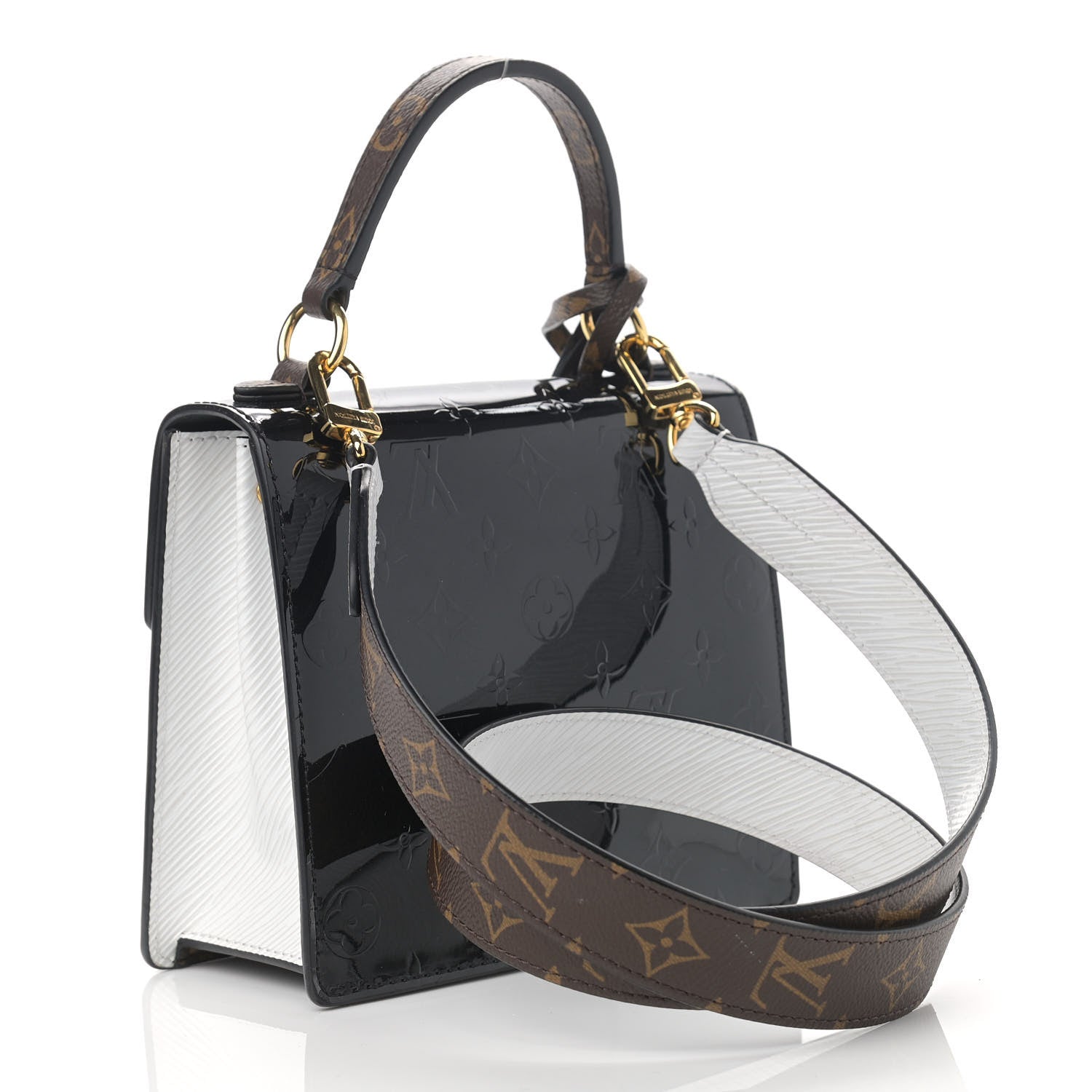 Louis Vuitton Vernis Epi Monogram Spring Street Black 3 of 10