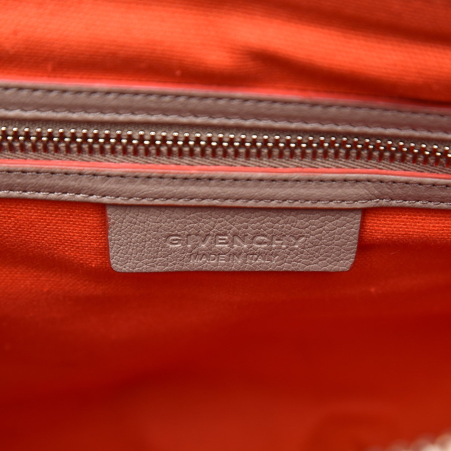 Givenchy Sugar Goatskin Medium Tri-Color Antigona Taupe Black Orange 7 of 9
