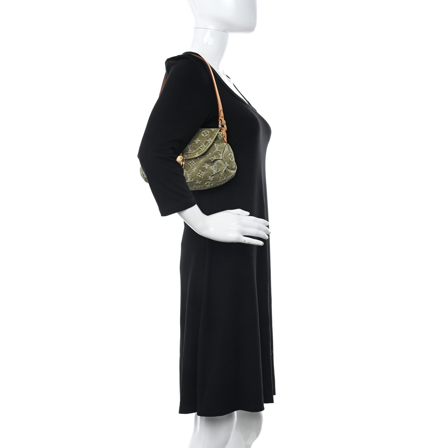 Louis Vuitton Monogram Denim Mini Pleaty Lichen 2 of 12