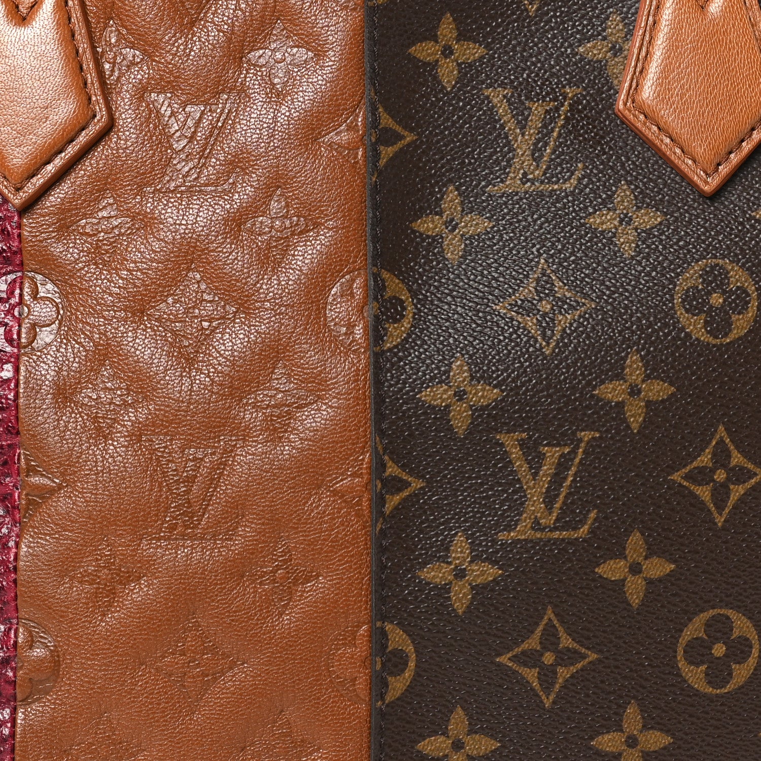 Louis Vuitton Monogram Stripes Medium Bag Bordeaux 11 of 17