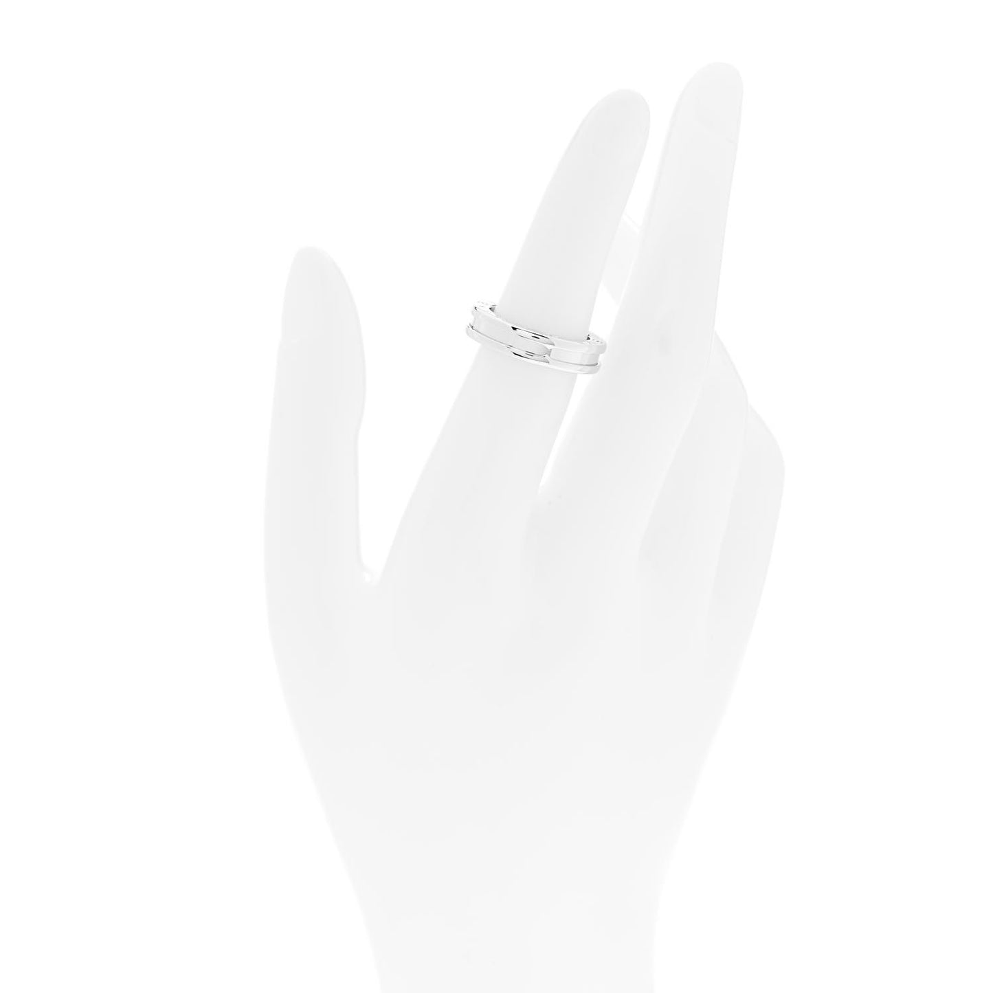 18K White Gold B.Zero1 One-Band Ring 50 5.25
