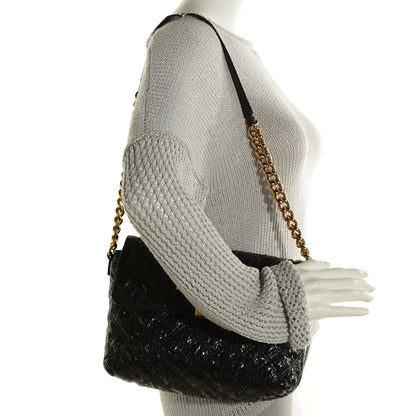 Marc Jacobs Python Embossed The Large Single Flap Black 2 of 10