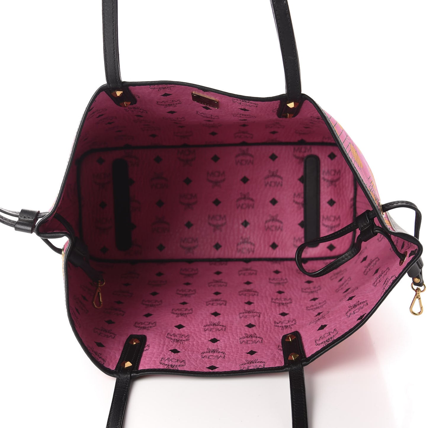 Visetos Medium Liz Reversible Shopper Tote Pink