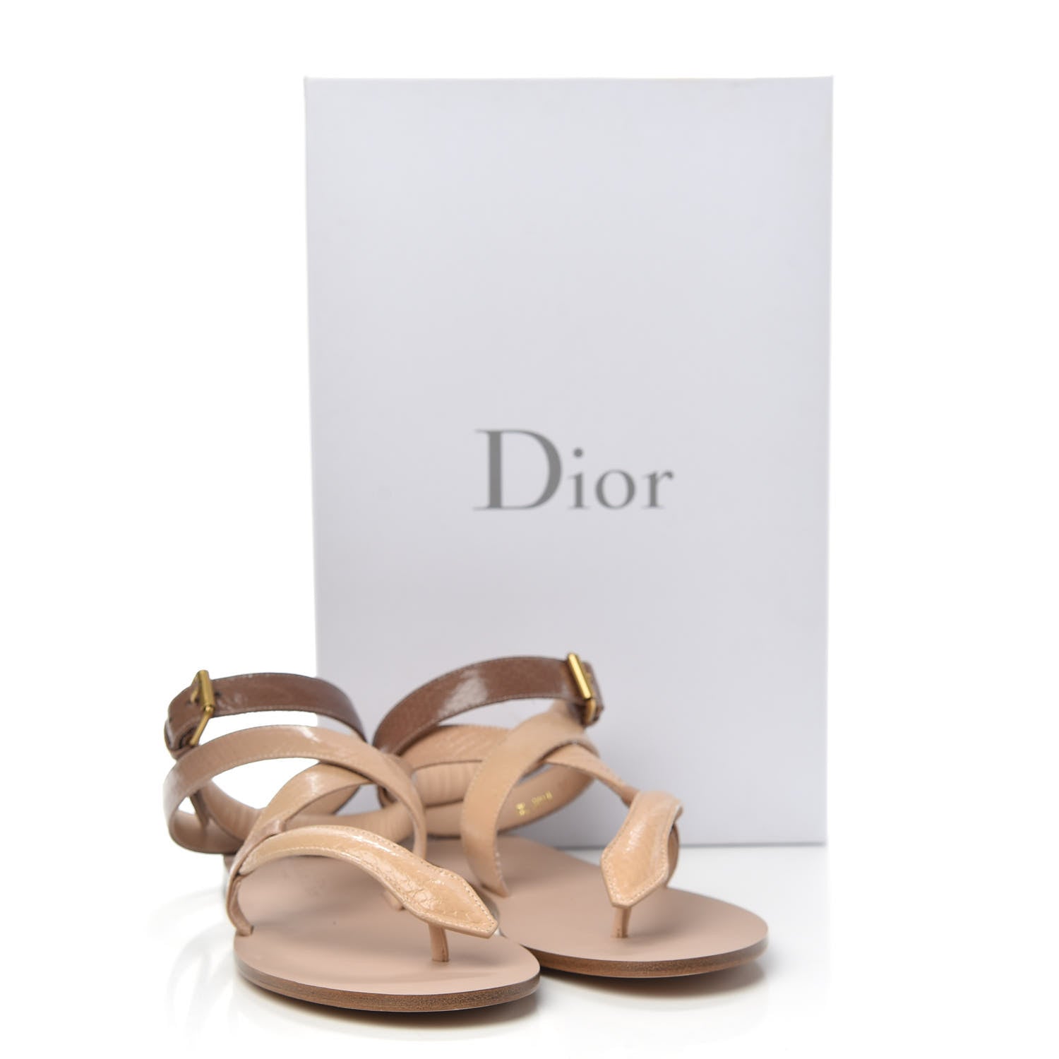 Christian Dior Ayers Degrade Poison-D Sandal 36 Nude 9 of 9