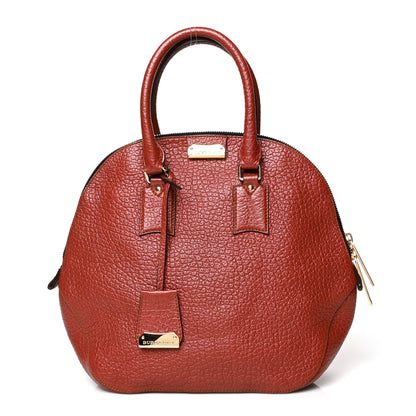 Burberry Heritage Grain Large Orchard Bowling Bag Red 1 of 10