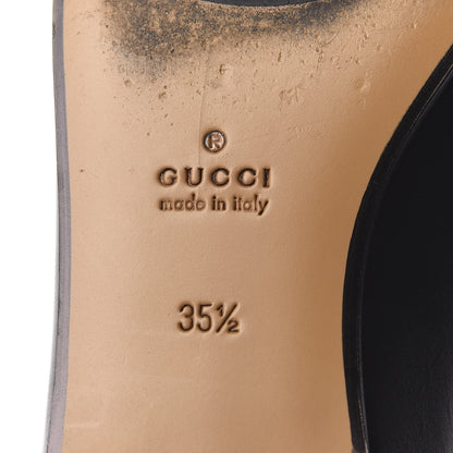 Gucci Calfskin Womens Jordaan Loafers 35.5 Black 7 of 13