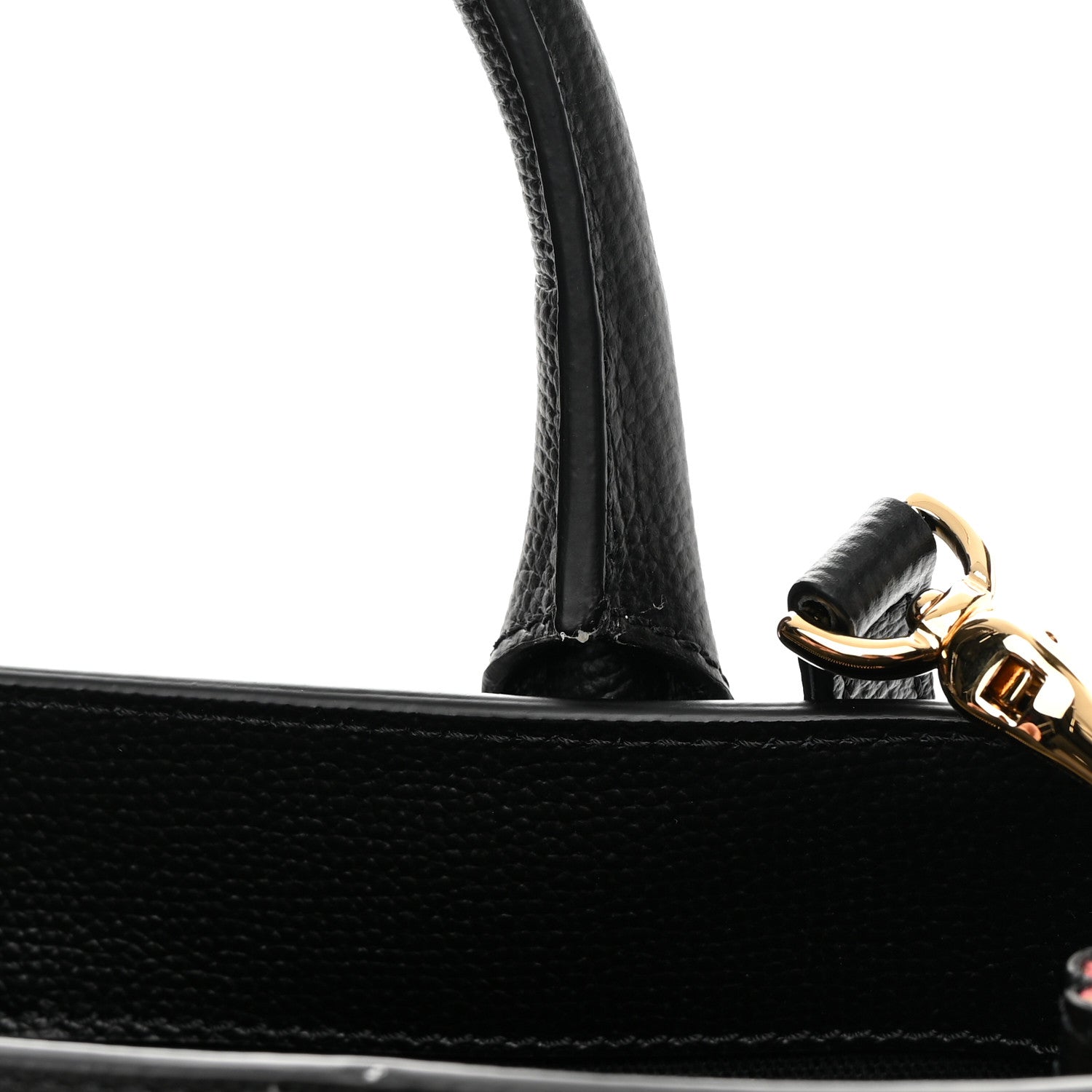Burberry Derby Calfskin House Check Medium Banner Tote Black 11 of 12