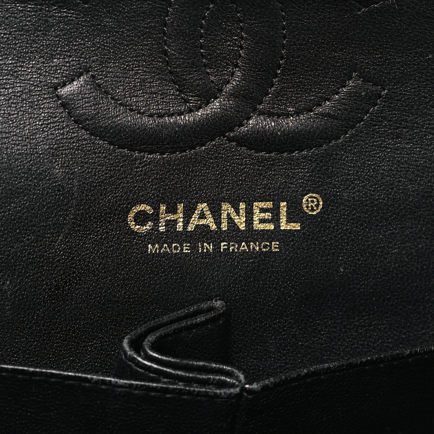 Caviar Quilted Small Double Flap Black