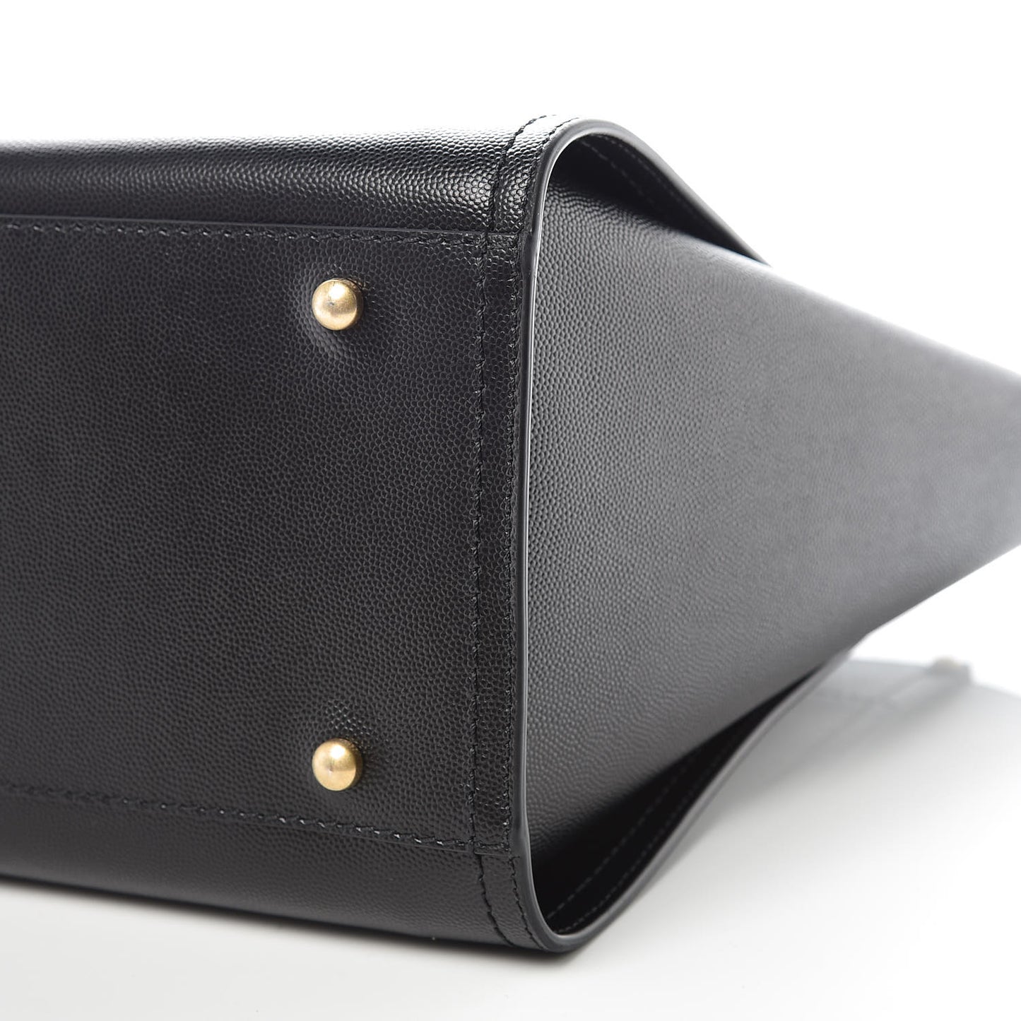Caviar Small Studded Deauville Tote Black