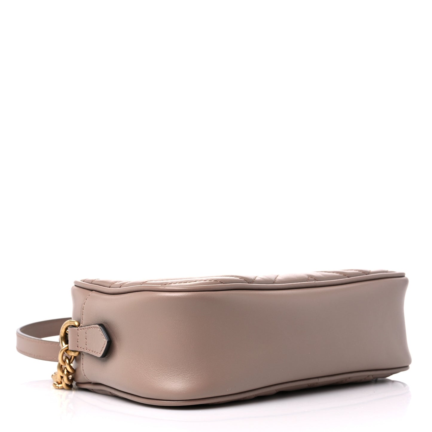 Calfskin Matelasse Small GG Marmont Chain Shoulder Bag Porcelain Rose