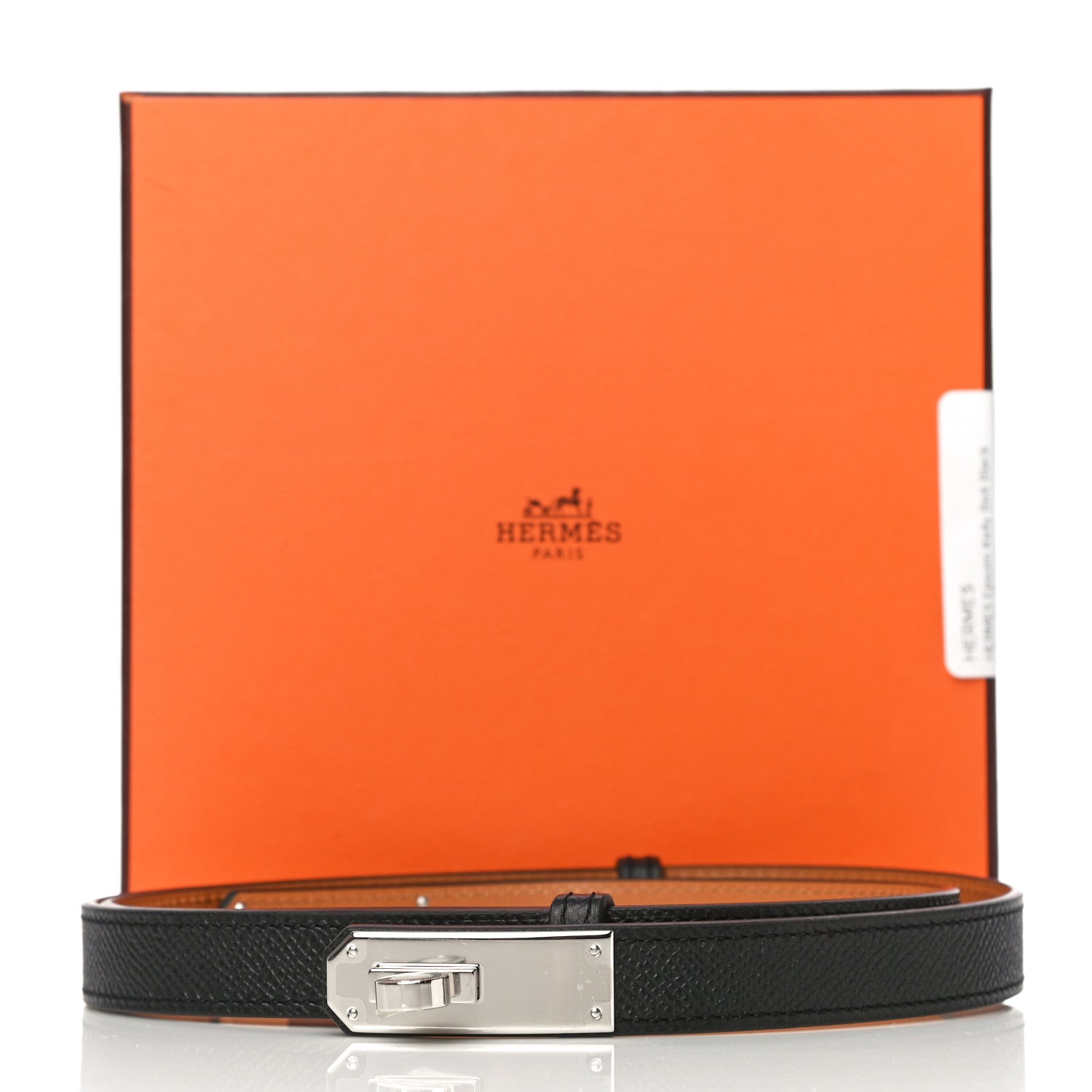 Hermes Epsom Kelly Belt Black 8 of 8