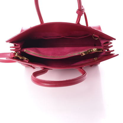 Saint Laurent Calfskin Small Sac De Jour Lipstick Fuchsia 5 of 14
