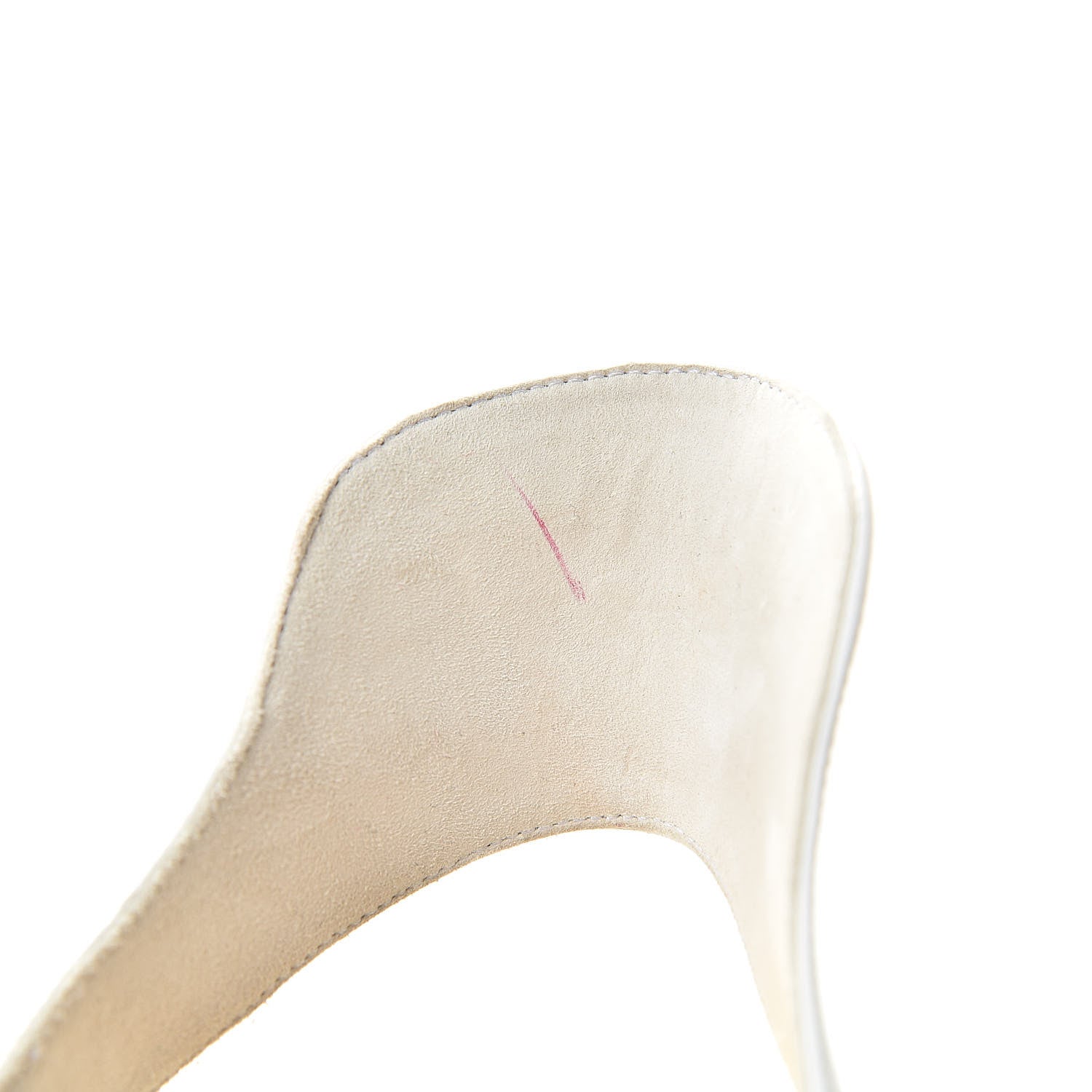 Christian Louboutin Kid Specchio Survivita 100 Slingback Pumps 36 White Gold 9 of 10