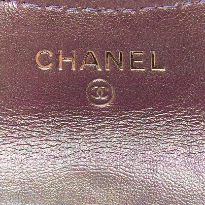 Chanel Iridescent Lambskin Quilted Airpods Pro Case Purple 7 of 13