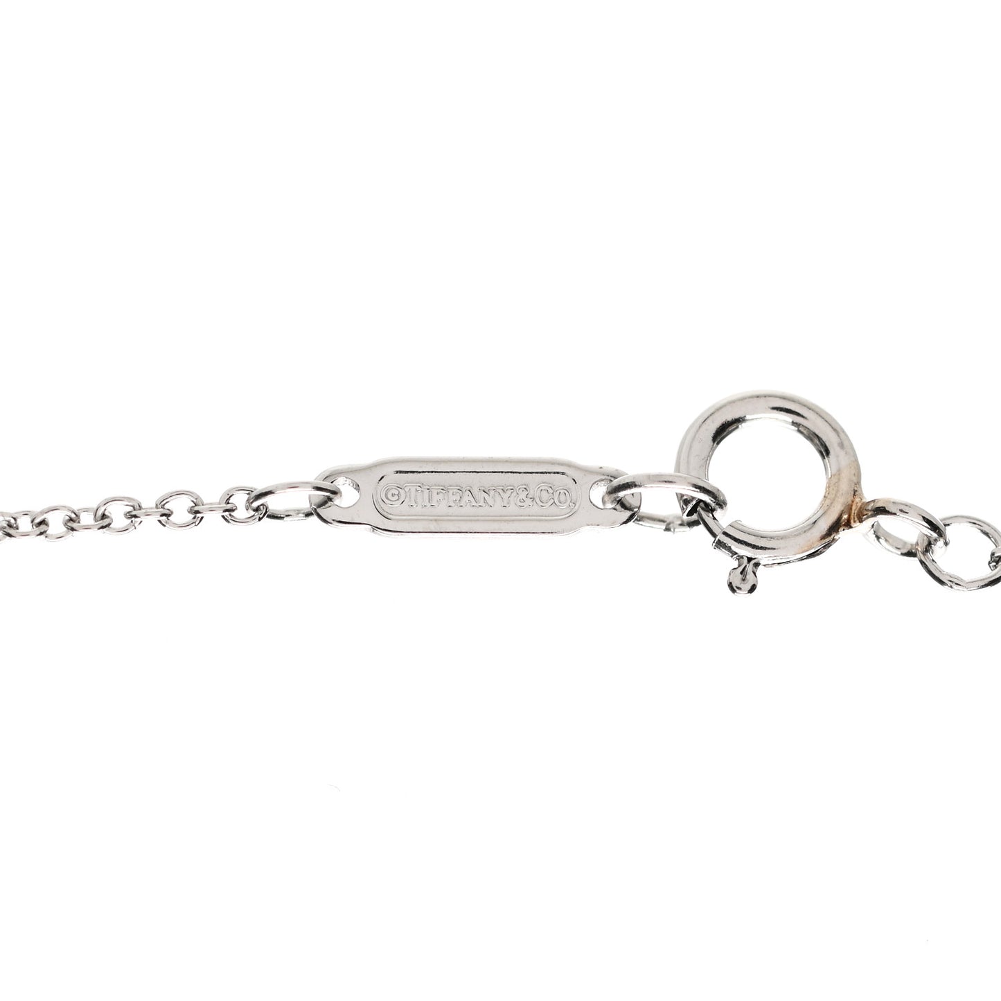 Platinum Diamond Small Paper Flowers Pendant Necklace