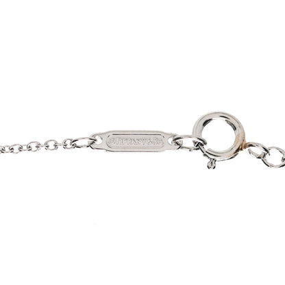 Tiffany Platinum Diamond Small Paper Flowers Pendant Necklace 4 of 5