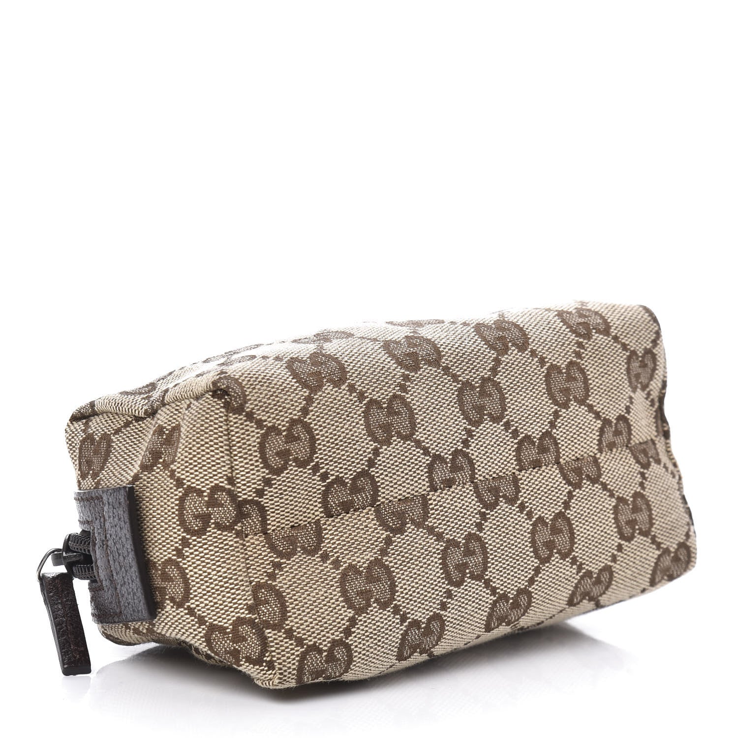 Gucci Monogram Small Balthus Cosmetic Case Beige Ebony Cocoa 4 of 10