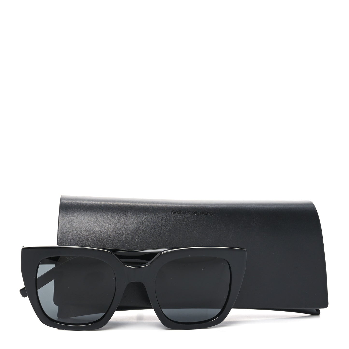 Acetate Cat Eye Sunglasses SL M143 Black