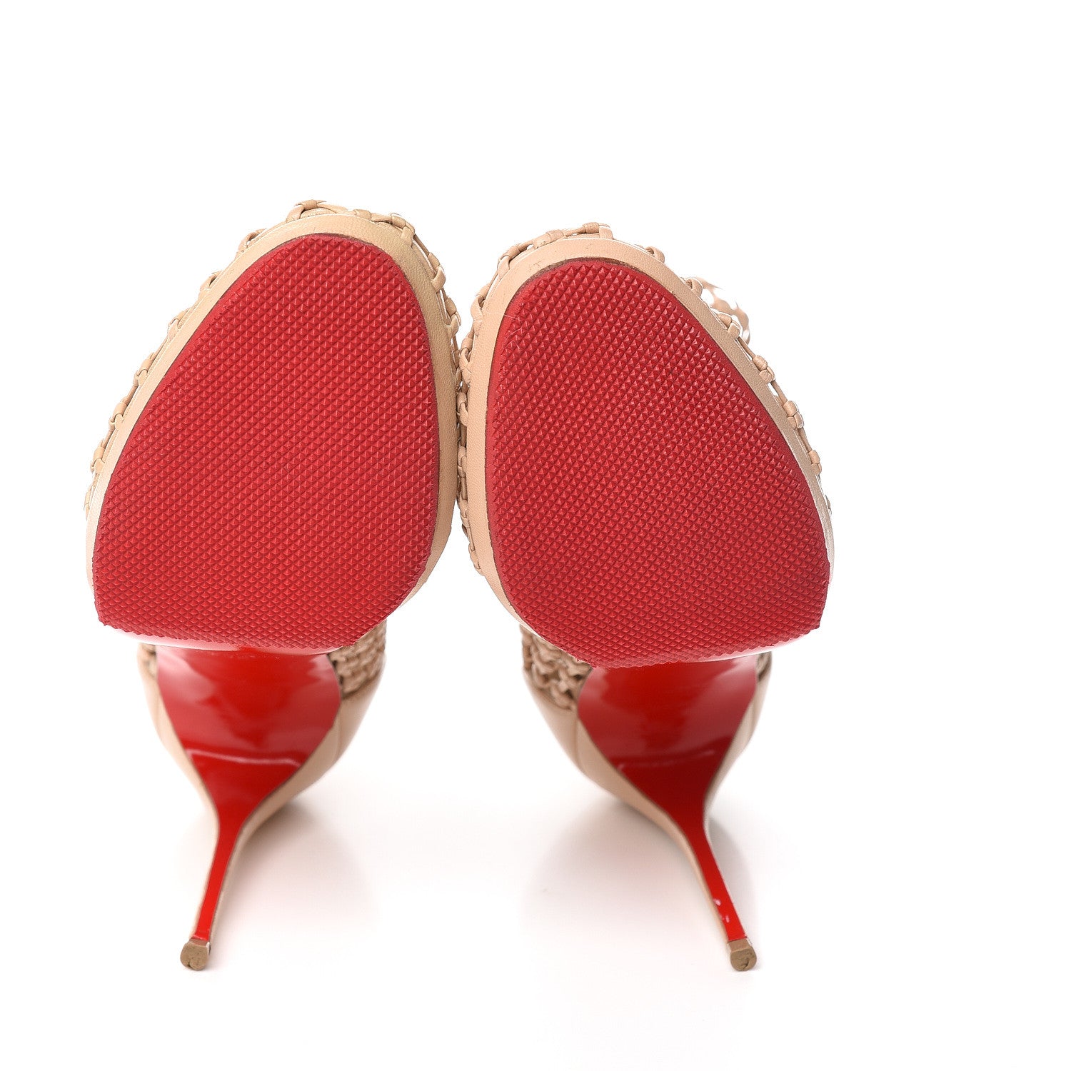 Christian Louboutin Nappa Porligot 120 Pumps 40.5 Nude 5 of 7