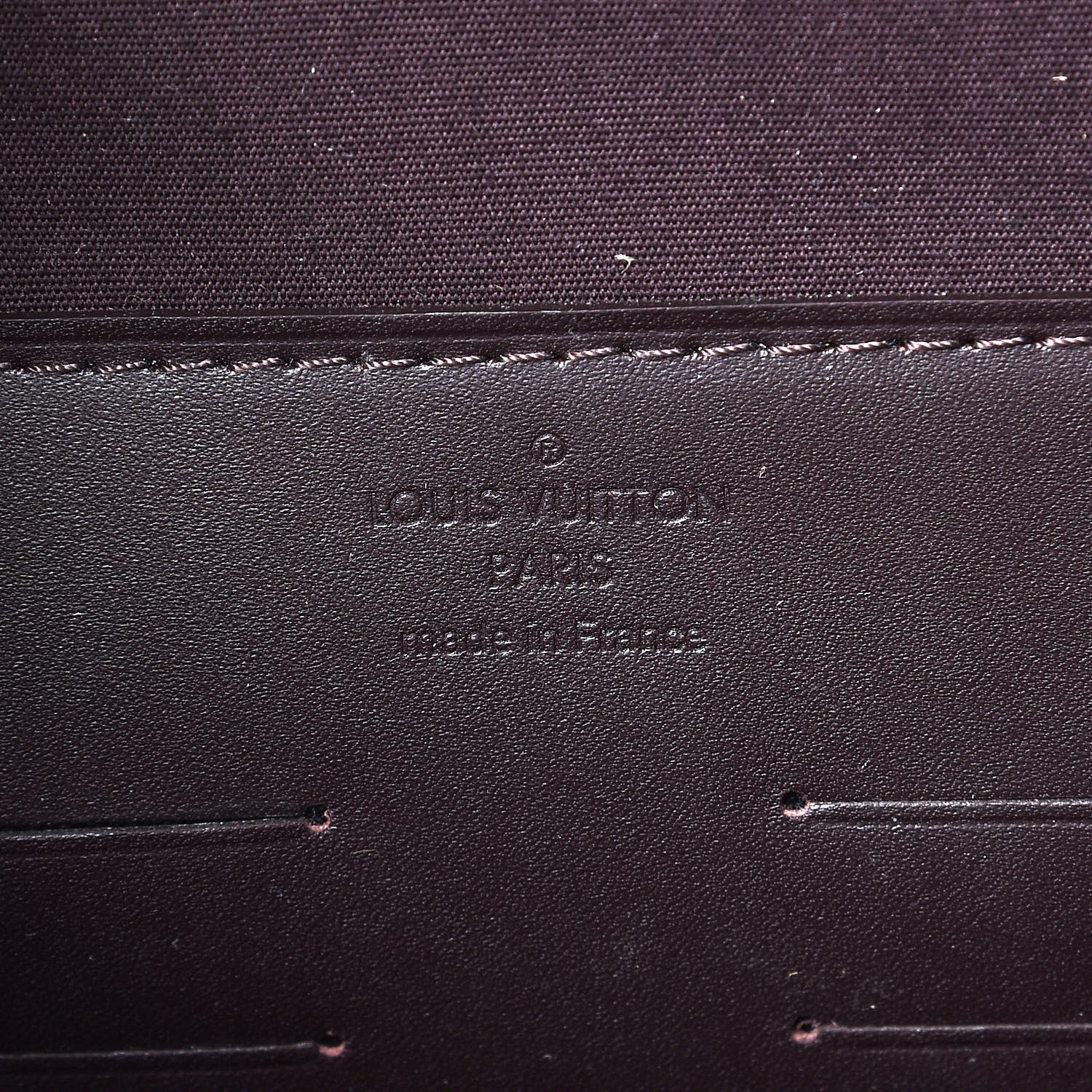 Louis Vuitton Vernis Ana Clutch Amarante 6 of 7