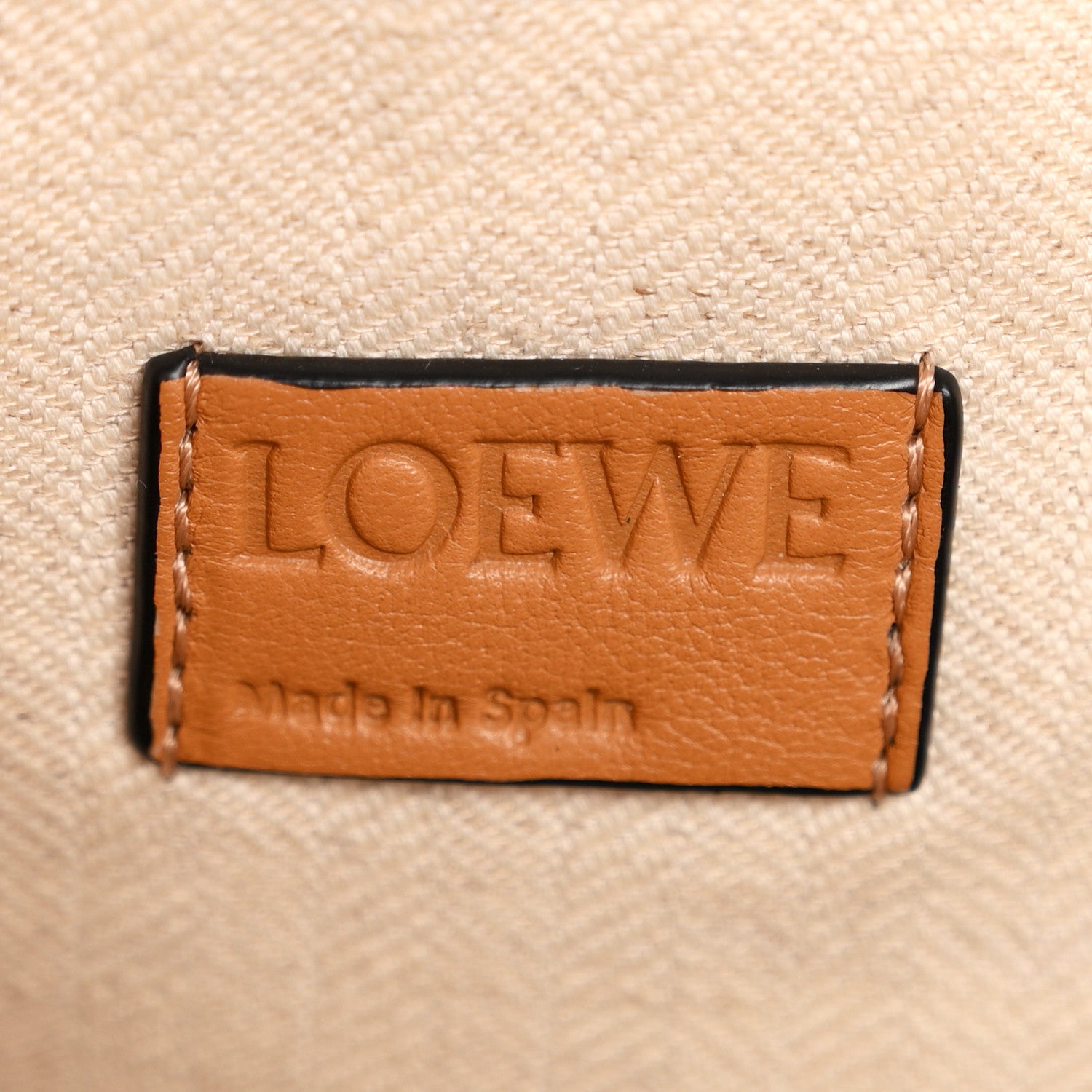 Loewe Calfskin Flamenco Knot XL Shoulder Bag Warm Desert 6 of 11