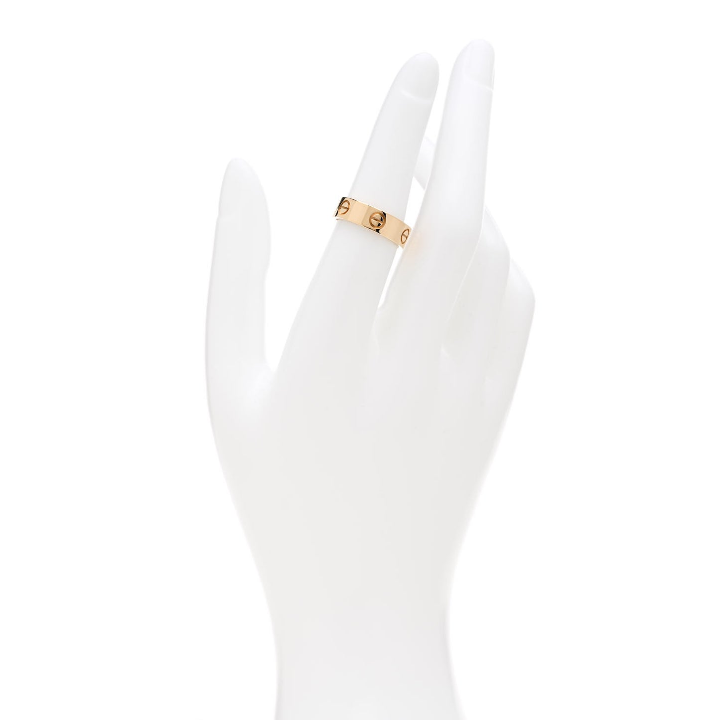 18K Yellow Gold 5.5mm LOVE Ring 52 6