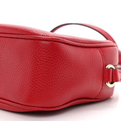 Gucci Pebbled Calfskin Small Soho Disco Bag Tabasco Red 10 of 10