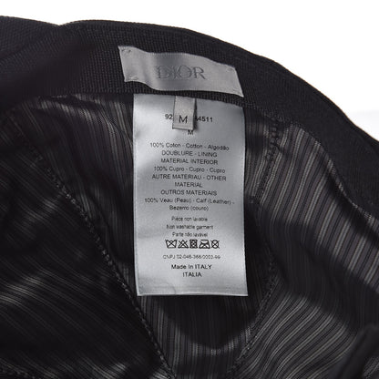 Christian Dior Cotton CD Buckle Baseball Cap Black 6 of 11