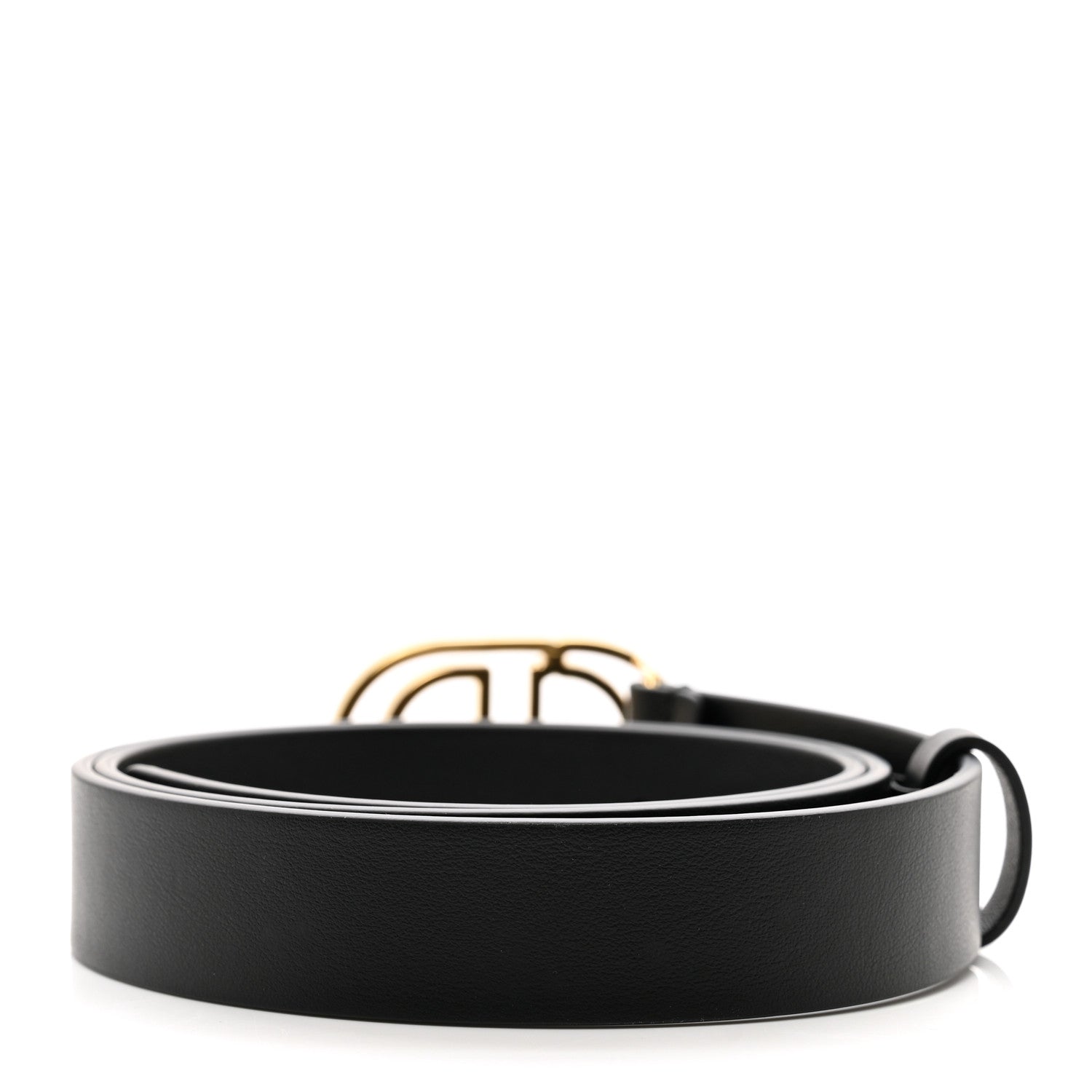 Christian Dior Calfskin 30 Montaigne Cut-Out CD Belt 80 32 Black 2 of 5