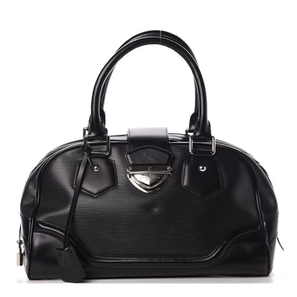 Louis Vuitton Epi Bowling Montaigne GM Black 1 of 9