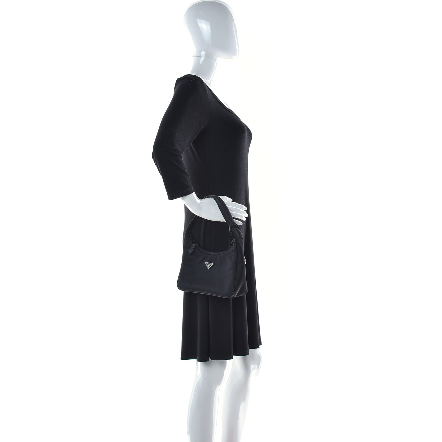 Tessuto Nylon Mini Re-Edition 2000 Bag Black