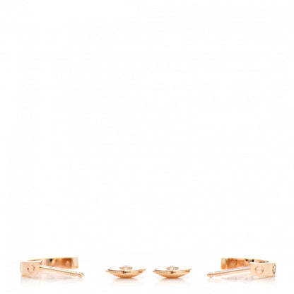 Cartier 18K Pink Gold Small LOVE Hoop Earrings 3 of 6
