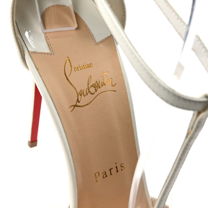 Christian Louboutin Patent Talitha 100 Pumps 40 White 8 of 8