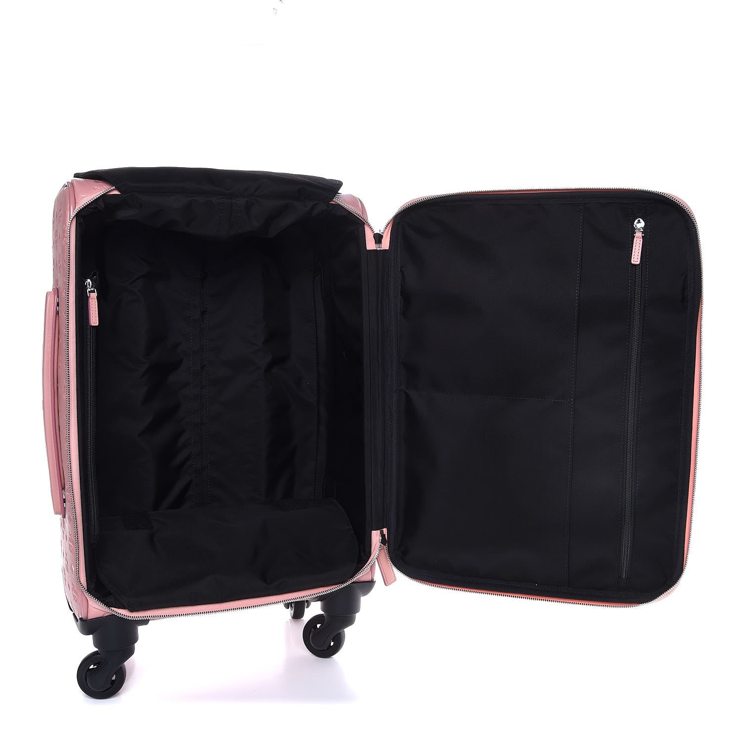 MCM Calfskin Ottomar Monogram Luggage Pink 5 of 5