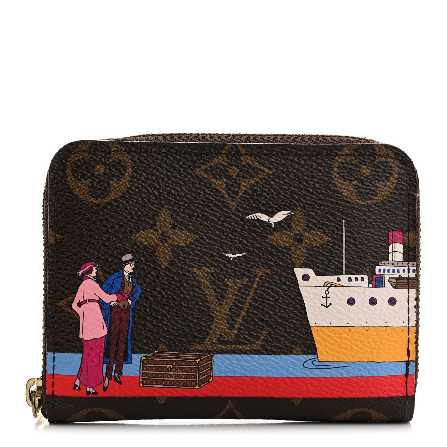Louis Vuitton Monogram 2016 Christmas Animation Zippy Coin Purse 1 of 13