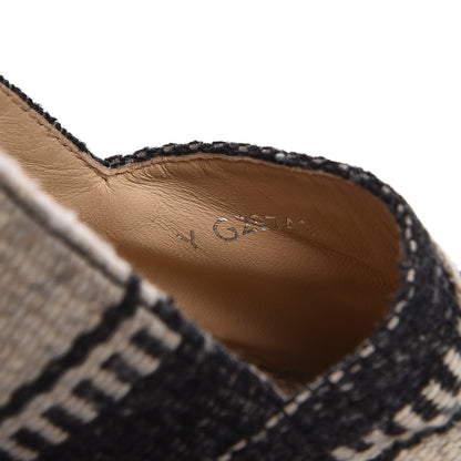 Chanel Toile Striped Espadrilles 45 Beige 7 of 11