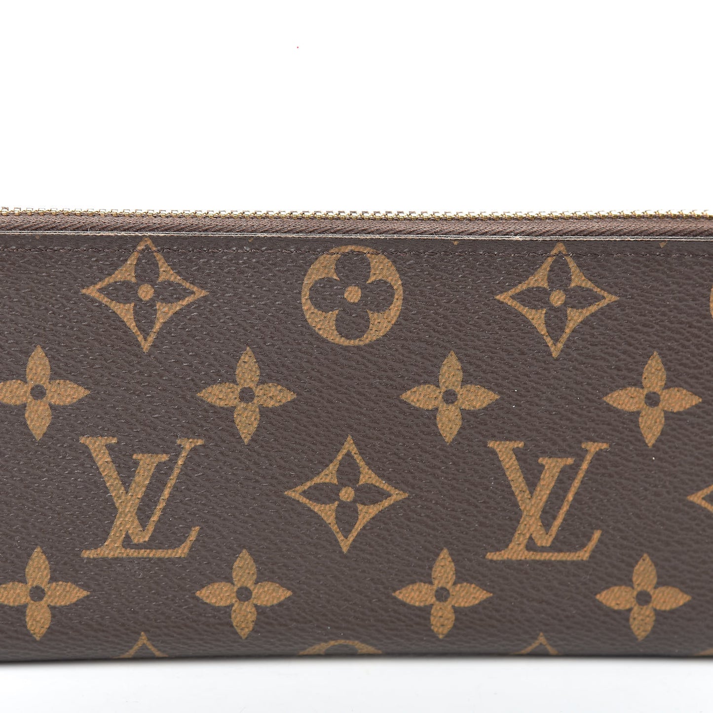 Monogram Clemence Wallet Rose Ballerine