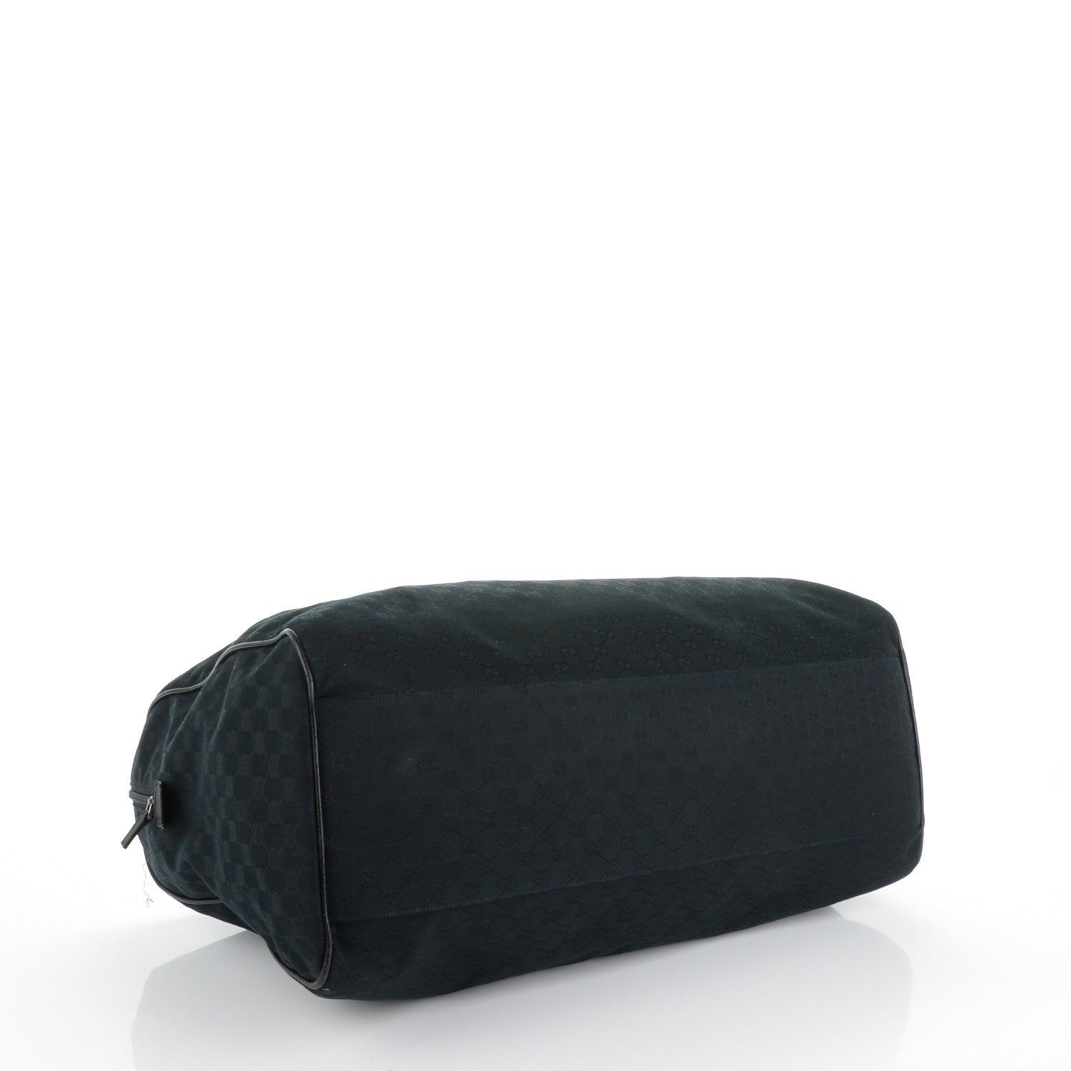 Gucci GG Monogram Web Large Collapsible Carry On Duffle Bag Black 4 of 8