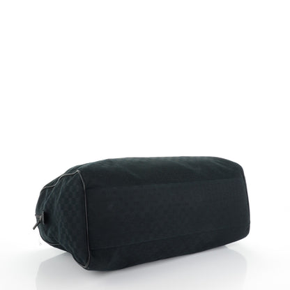 Gucci GG Monogram Web Large Collapsible Carry On Duffle Bag Black 4 of 8