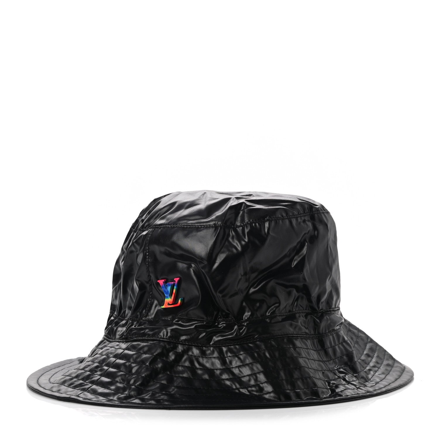 Louis Vuitton Nylon 2054 Transformable Bob Bucket Hat 58 Black 1 of 8