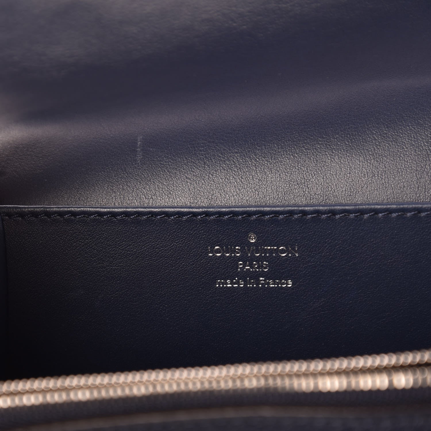 Louis Vuitton Grained Calfskin Vivienne NM Blue Marine 10 of 13