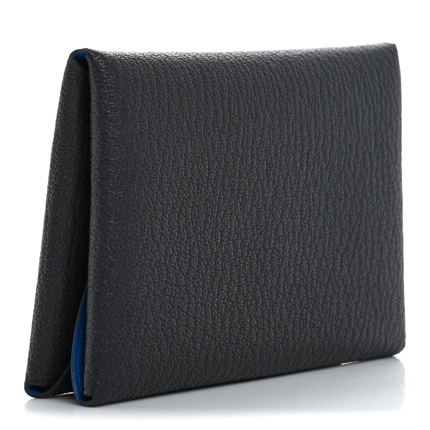 Chevre Mysore Verso Calvi Duo Card Case Ardoise Bleu Hydra
