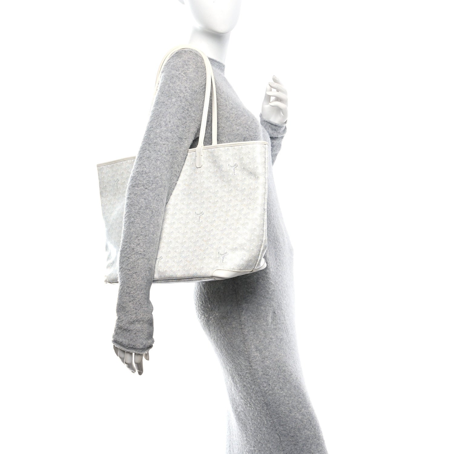 Goyard Goyardine Artois MM White 3 of 10