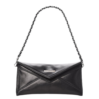 Chanel Lambskin Envelope 31 Rue Cambon Chain Clutch Black 1 of 16